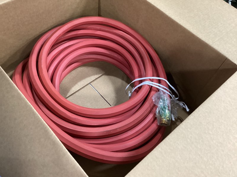 Condition photo showing As Is for Flexon FAR3450 3/4-Inch x 50-Foot Heavy Duty Premium Farm & Ranch Rubber Garden Hose 50 ft