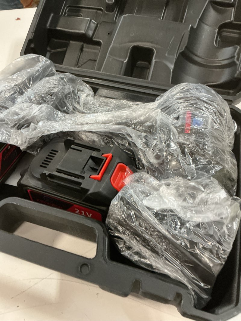 Condition photo showing Good Condition for electric cordless leaf blower with 2 x 3.0ah batteries and charger included, 300000rpm handheld leaf blower, violent leafs blower for lawn care, garage, patio, car