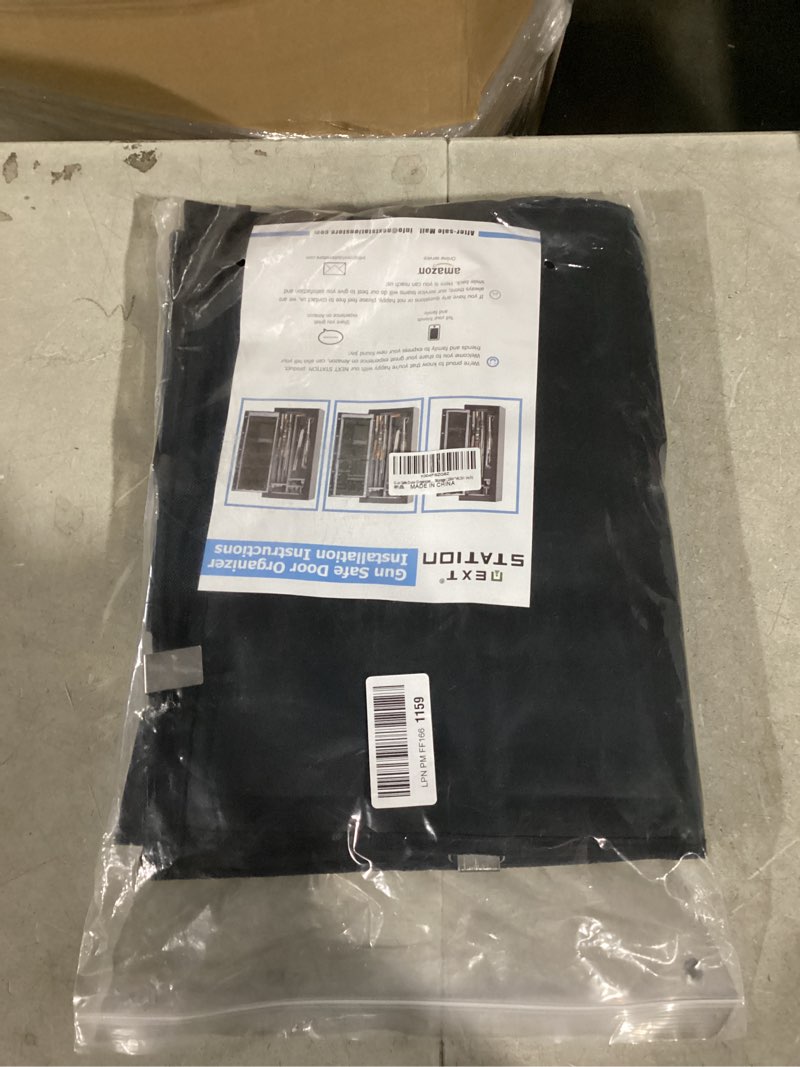 Condition photo showing Good Condition for next station gun safe door organizer,gun safe door panel organizer with pistol holders magazine pouch,adjustable width fit back panel 18.5 to 23 inches,gun safe accessories storage (18w*46.5h inch)