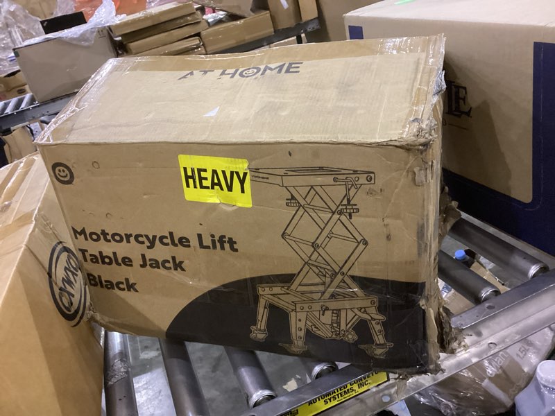 Condition photo showing As Is for Motorcycle lift table jack