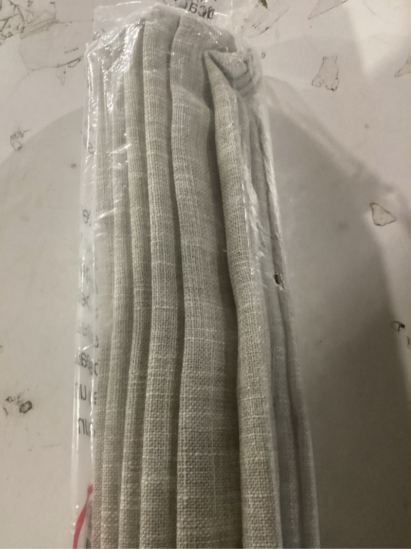 Condition photo showing New/Like New for arlo blinds semi-sheer bamboo roman shades with valance - grey-brown, 31" w x 60" h - light filtering cordless blinds for interior windows - real natural bamboo material - mounting hardware included