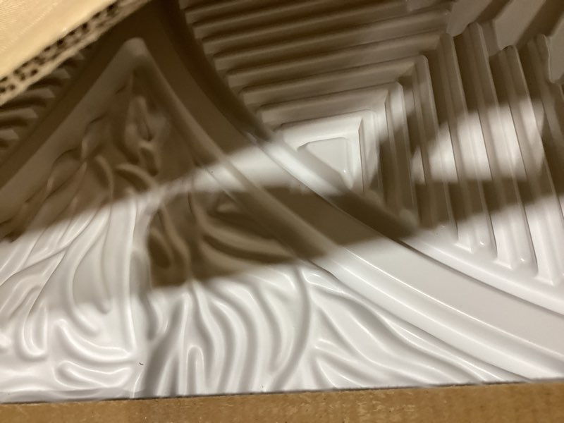Condition photo showing Good Condition for art3d drop ceiling tiles 24x24 in bronze (12-pack, 48 sq.ft), 3d wainscoting panels glue up 2x2 24"x24" bronze 12