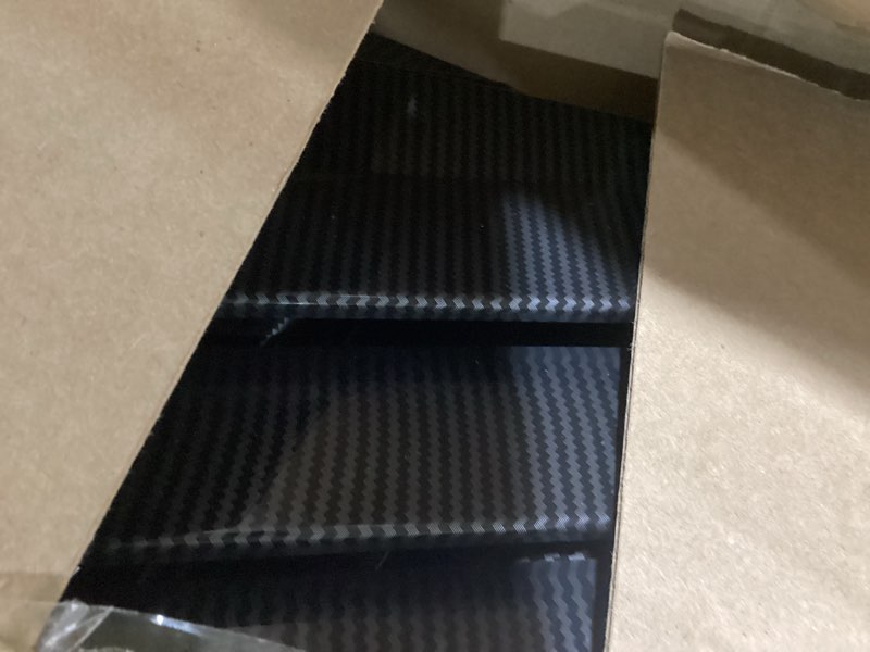 Condition photo showing Good Condition for blazeray for crv 2023-2026 abs racing style rear side window louvers air vent scoop shades panel cover auto exterior decoration trim accessories for honda crv 2023 2024 2025 2026 2pcs(carbon fiber) carbon fiber 2023-2026