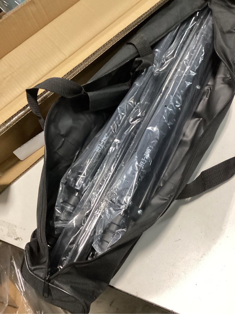 Condition photo showing As Is for 10ft x 8.5ft Adjustable Photography Backdrop Support System Photo Video Studio Muslin Background Stand Kit with Carry Bag