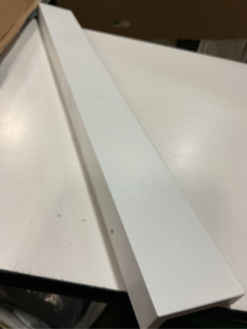 Condition photo showing As Is for moisture resistant window sill ledge cover, windowsill protector, easy cleaning window sill replacement board, easy to install, for balcony home decor bathroom kitchen remode 3ft*4///