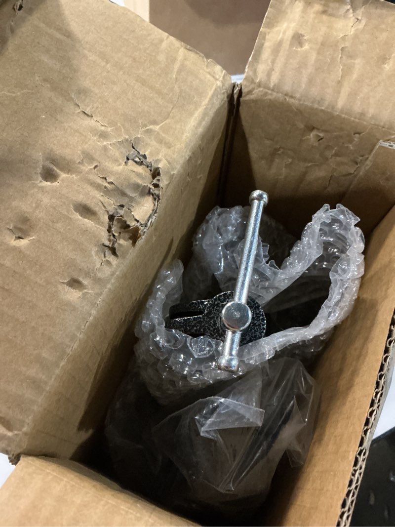 Condition photo showing Good Condition for table vise or bench vise 3.2 inch, 360° swivel clamp-on vise portable home vice with large anvil for woodworking, cutting conduit, drilling, metalworking 3.2‘’