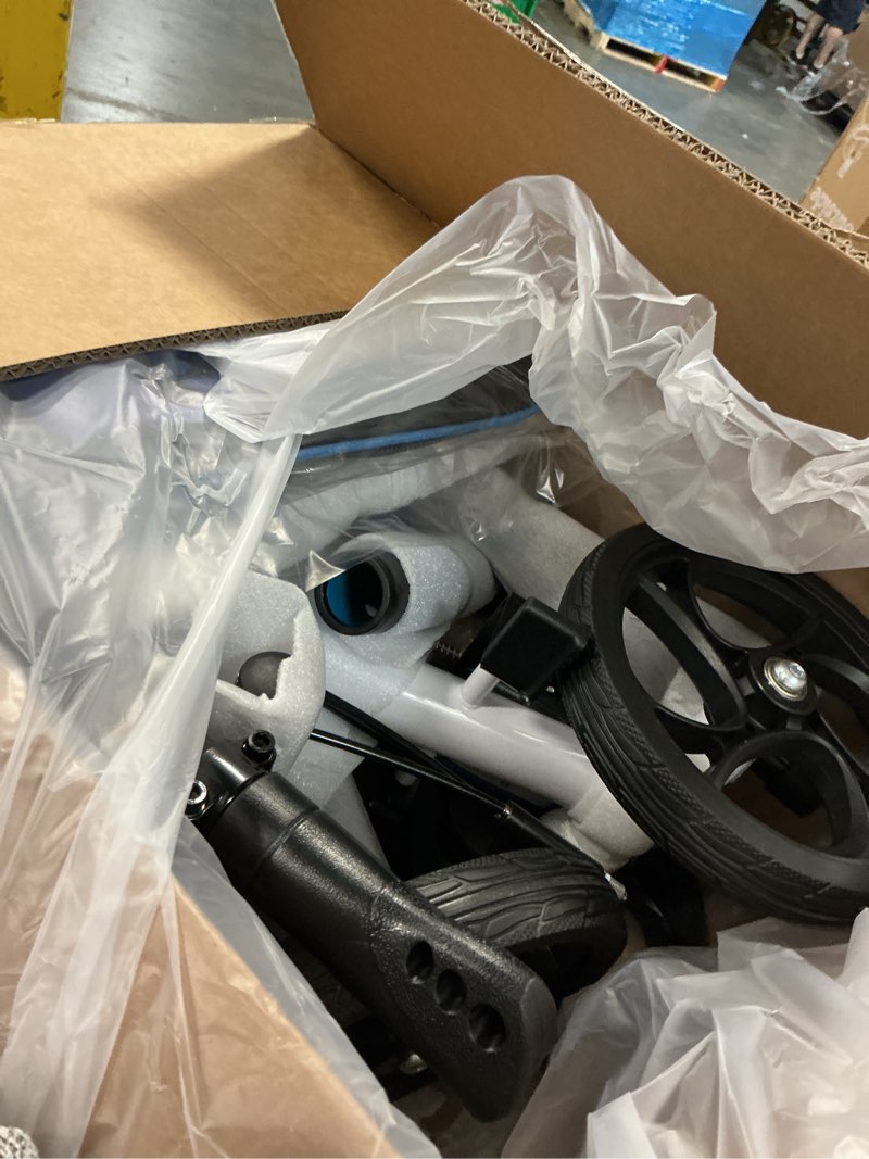 Condition photo showing Good Condition for knee scooter?knee scooter for adults for foot surgery?knee walker for foot injuries compact crutch alternative with dual braking system (blue)