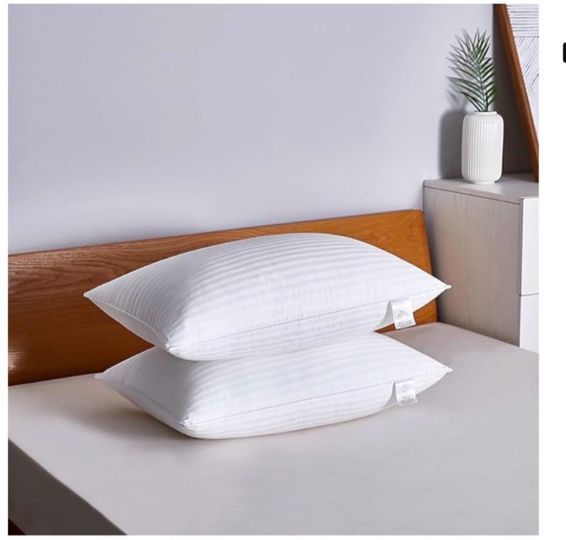 Acanva Bed Pillows for Sleeping 4 Pack with Luxury Hotel Quality, Super Plush Fiber Filling, Top-end Microfiber Cover for Side Stomach Back Sleepers