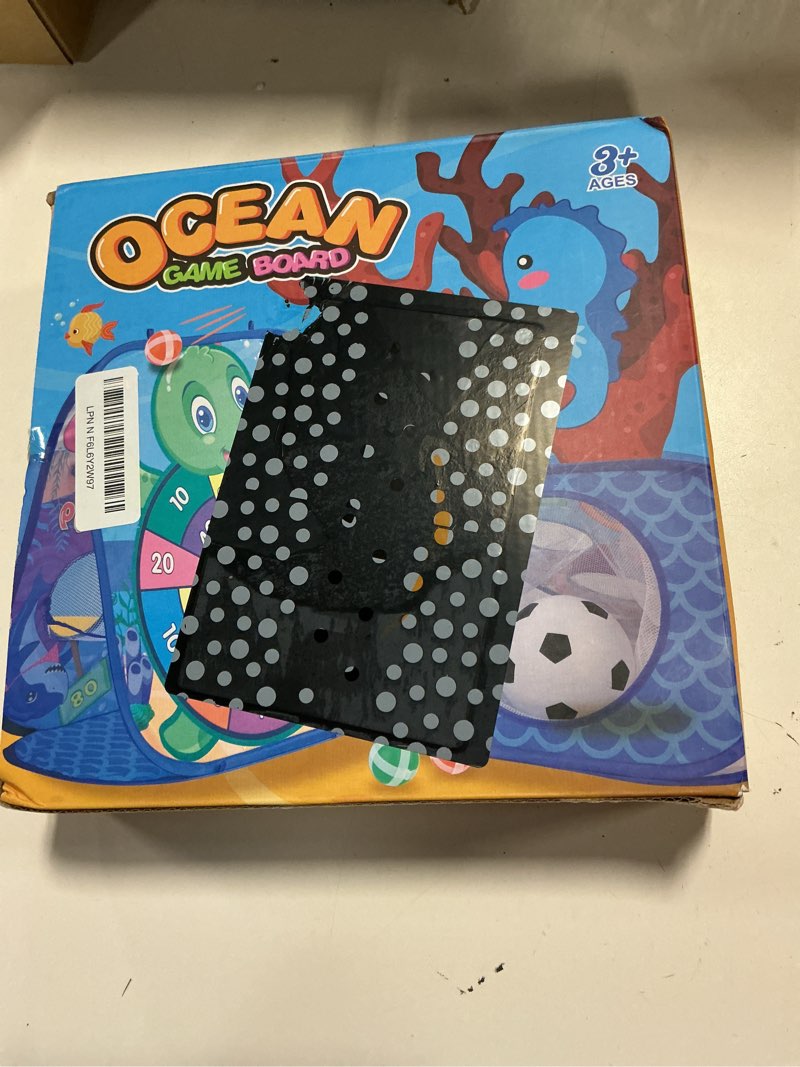 Condition photo showing New/Like New for animal bean bag toss game toy outdoor toss game, family party party supplies for kids, gift for boys birthday or christmas for toddlers ages 3 4 5 6 year old ocean