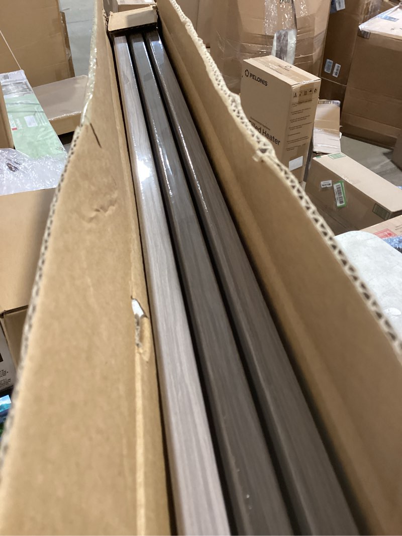 Condition photo showing Good Condition for ktkde studio gallery 18x24 select poster frame set of 3, grey wooden frames display poster, posters & art prints for artwork wall vertical or horizontal display best gift gray woodgrain 18x24in -3pack