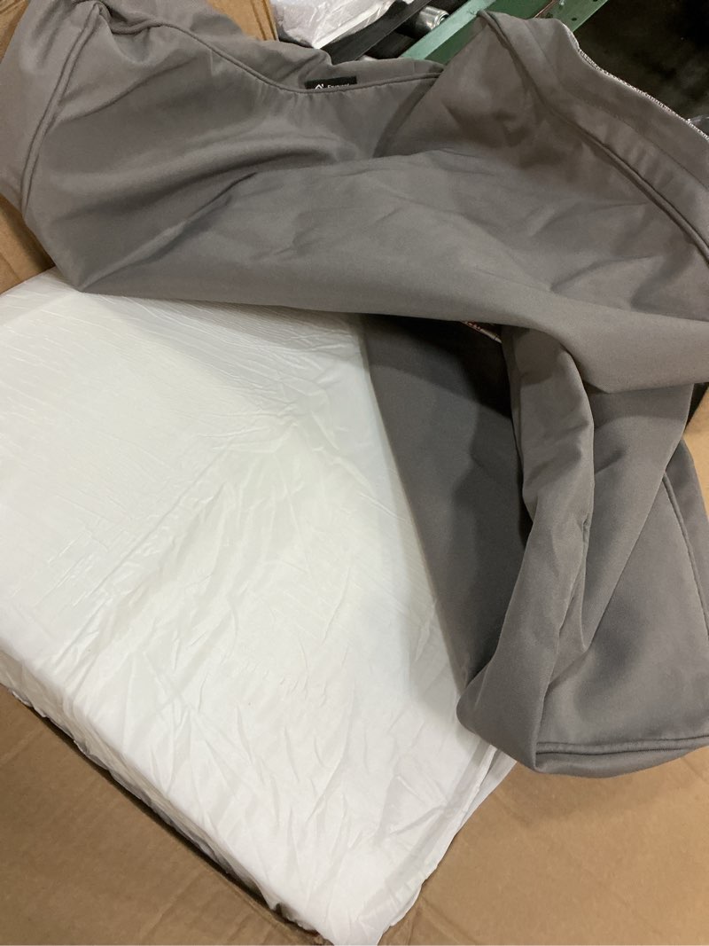 Condition photo showing Good Condition for Favoyard Outdoor Bench Cushion 45 x 18 Inch Waterproof Patio Furniture Cushions 3-Year Color Fastness Garden Sofa Settee Couch Swing Pads with Handle and Adjustable Straps, Dark Gray Dark Gray 45 x 18 In