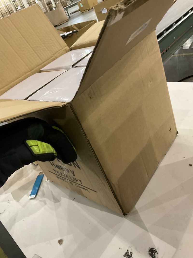 Condition photo showing As Is for 4 Pack 6000K Outdoor Porch Lights, 18W 1800LM LED Wall Lighting, IP65 Waterproof Rustproof Aluminum Modern Exterior Fixtures for Front Door, Patio, Backyard 6000K - 4 Pack