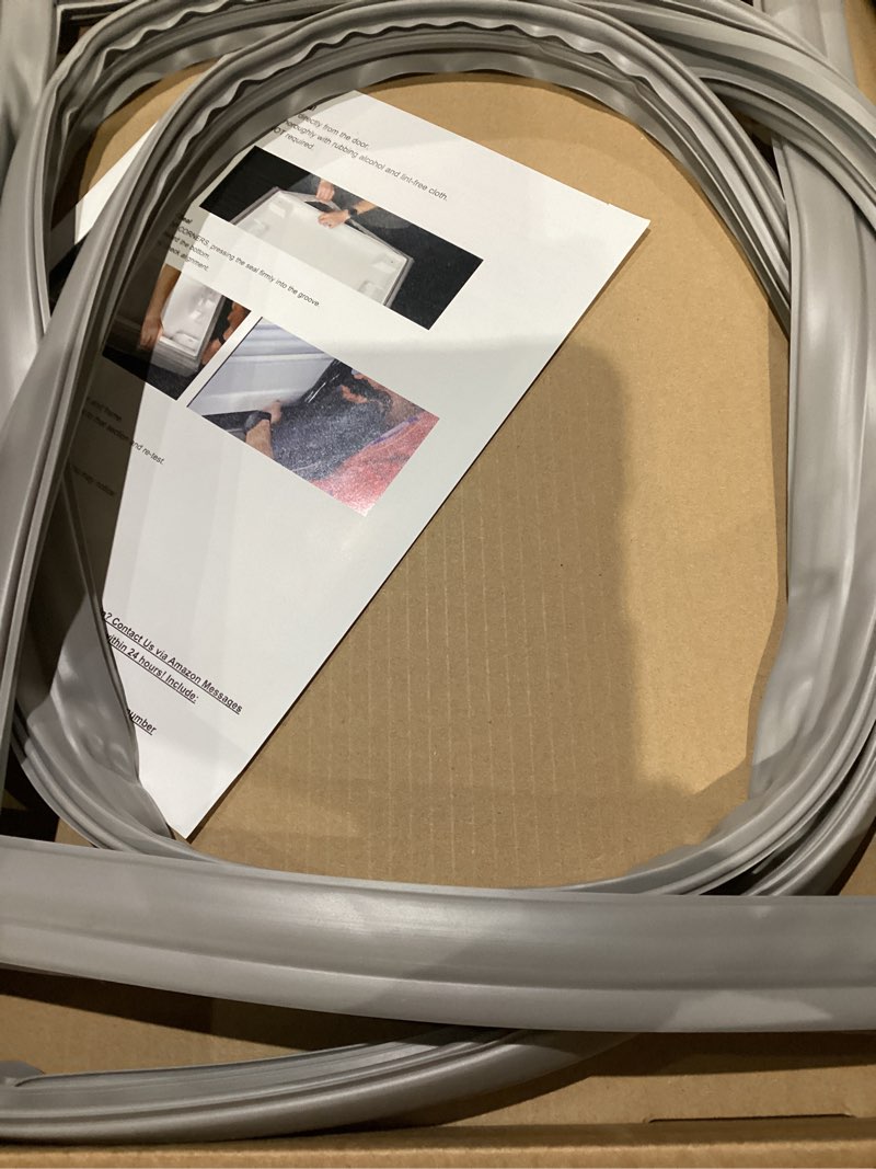 Condition photo showing As Is for Upgraded 241786006 Freezer Door Gasket Replacement for 241786006, 7241786006, 241786002, 241786014, 7241786002 Compatible with Frigidaire Kenmore Electrolux Crosley Refrigerator Freezer Door Seal