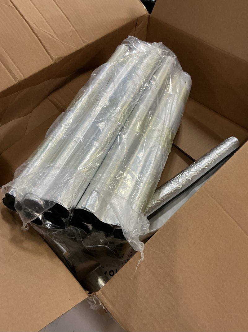 Condition photo showing As Is for (incomplete, only 16 pcs)1/2 \" id pipe insulation foam tube self adhesive 20-pc insulation foam wrap aluminum foil water pipe covers for spigot, winter outside pipes, sprinkler black - 16'' l 1/2 '' id - 20pc