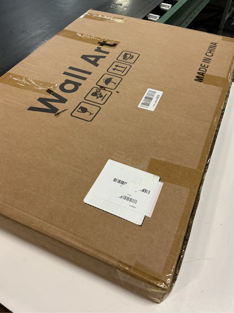 Condition photo showing New/Like New for Large Framed Neutral Abstract Wall Art for Living Room, 2 Piece Tan and Cream Beige Canvas Prints Paintings Artwork for Walls, Woman Silhouette Big Pictures for Bedroom Dining Room Office Wall Decor 20" W x 30" H x 2Pcs 2 Piece-Neutral