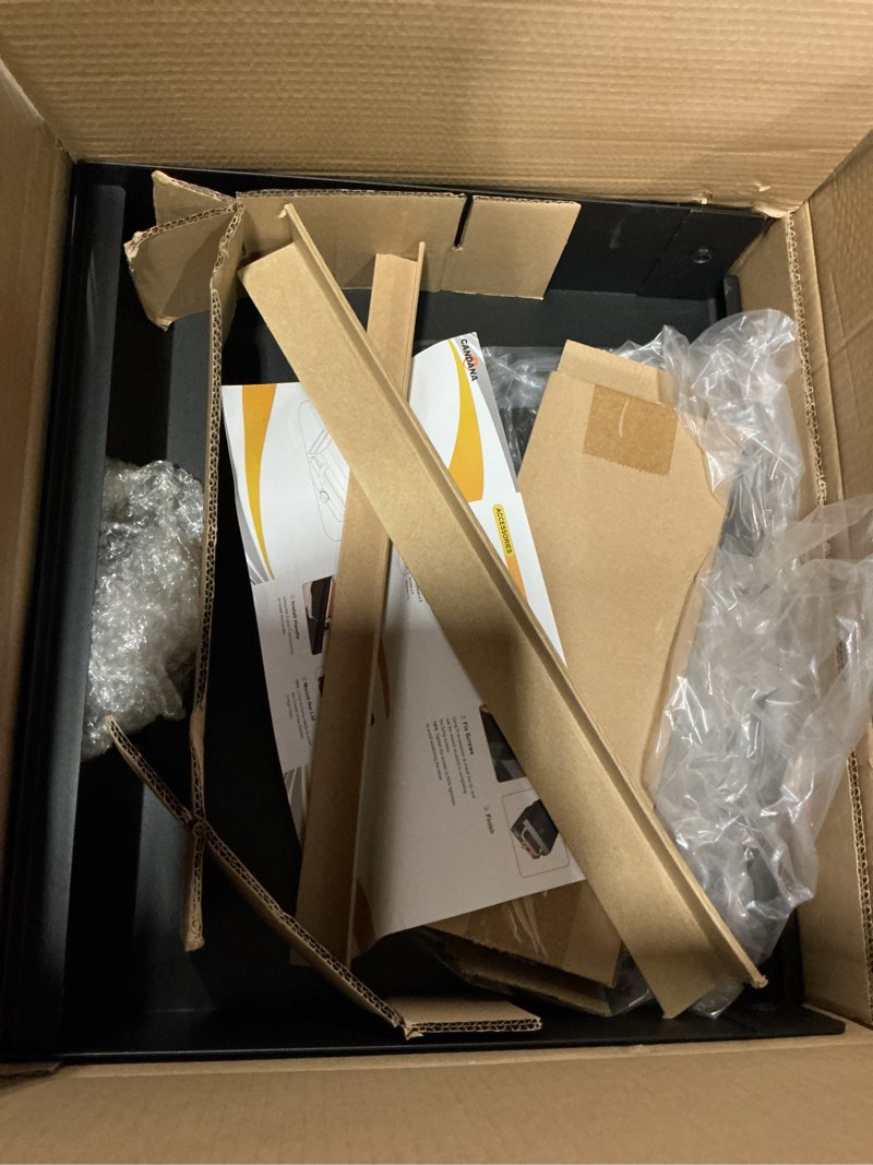 Condition photo showing Good Condition for hinged lid for blackstone 17 inch griddle, hood with thermometer for blackstone adventure ready 17 inch griddle 1832 1650 1900 1814 flat top 5010 replacement parts tabletop hard cover 17 inch lid without brackets