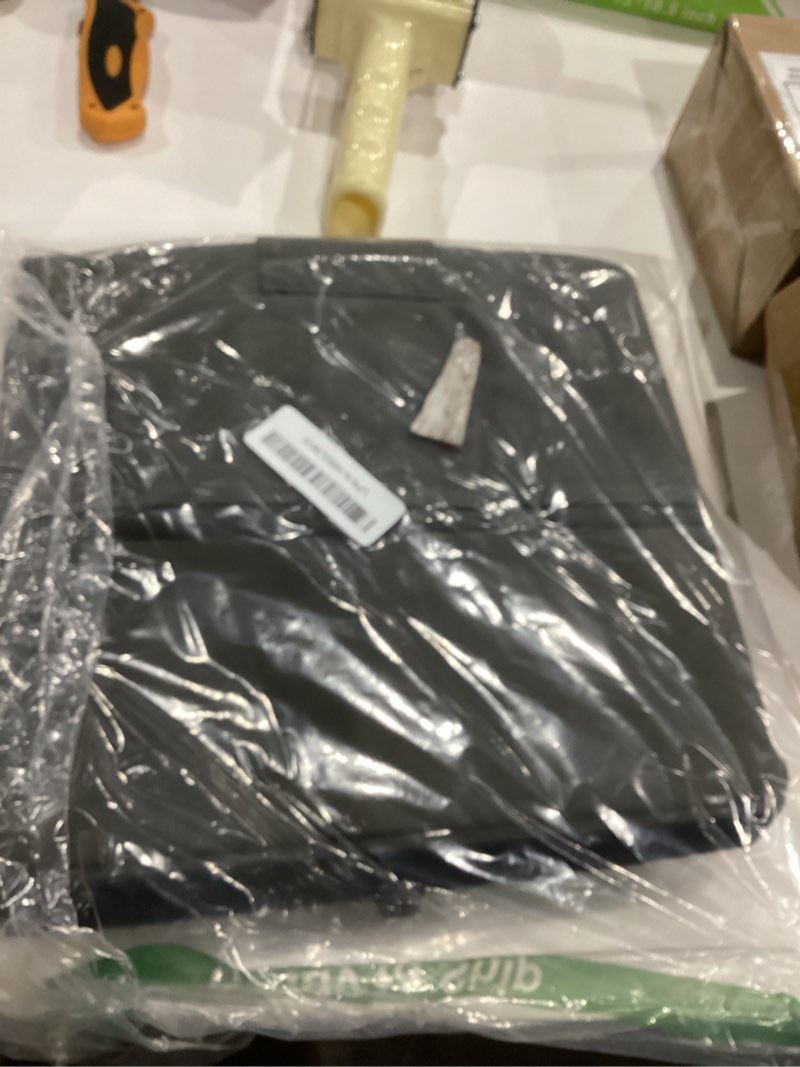 Condition photo showing As Is for KDD Tablet Pillow Holder, Foldable iPad Stand for Lap, Bed and Desk -Tablet Soft Pad Dock with Pocket & Stylus Mount Compatible with iPad Pro 12.9, 10.5, 9.7 Air Mini 6 5 4 3, Galaxy Tab, E-Reader Grey