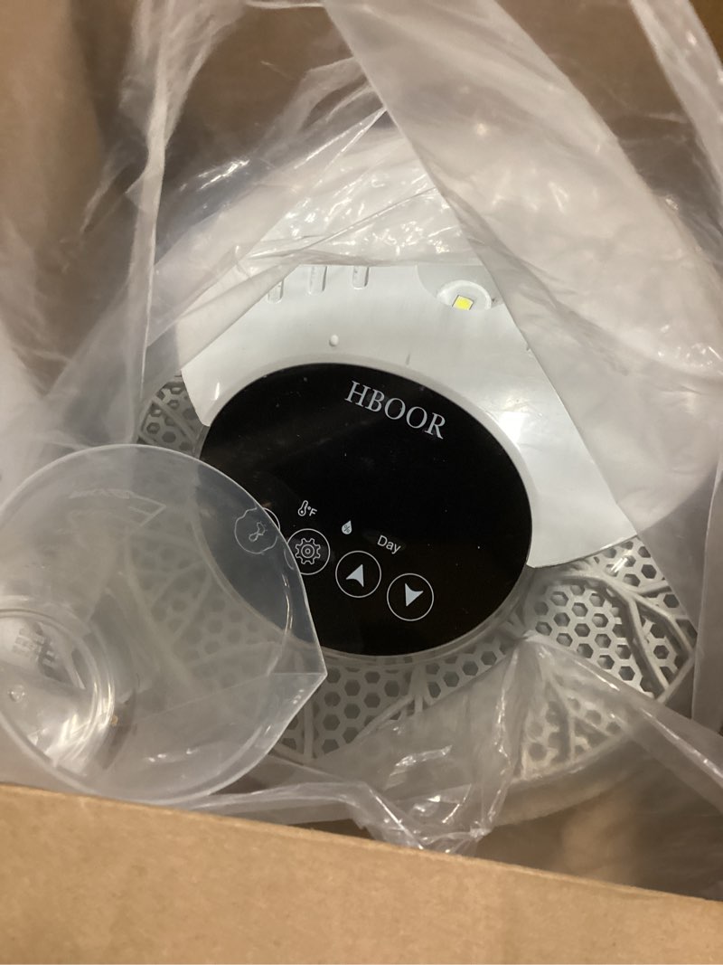 Condition photo showing As Is for incubators for hatching eggs, 12 egg incubator with automatic egg turning and temperature humidity control, egg candler incubadora de huevos de gallina for home, farm, classroom, chicken, duck, quail