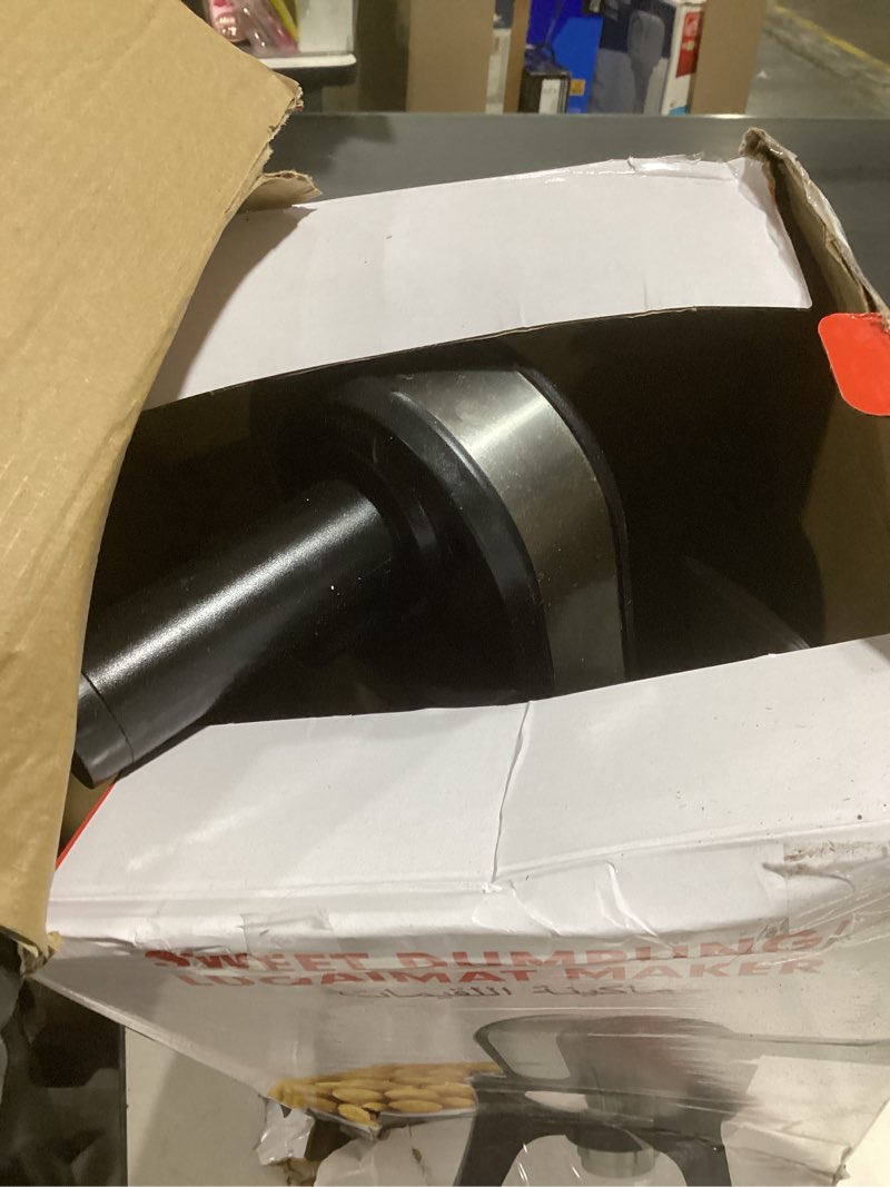 Condition photo showing As Is for electric sweet ball maker, small automatic luqaimat machine, meatball maker machine, rice-meat dumpling & fish ball making forming machine for diy lover