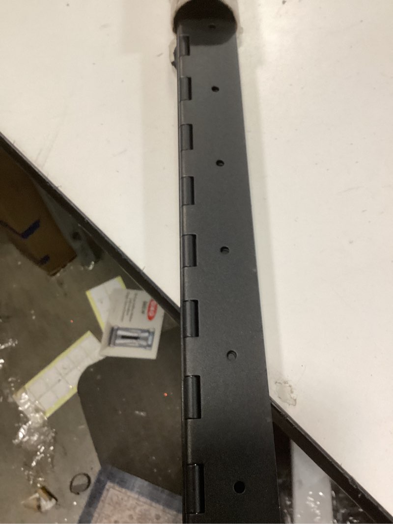 Condition photo showing Good Condition for 2 Pcs Heavy Duty Piano Hinge 48 Inch x 3 Inch Width, True 0.060'' Thick Stainless Steel Black Piano Hinge for Heavy Duty Cabinet, Door, Toolbox, Wooden Box, Metal Plate, Furniture, Industrial Project 48 Inch (2PCS)
