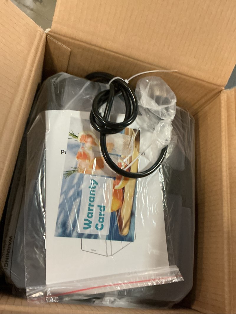 Condition photo showing Good Condition for Aeitto Ice Makers Countertop, 26Lbs/24H Ice Machine with 2 Sizes of Bullet Ice, 9 Ice Cubes Ready in 6 Mins, Self-Cleaning Portable Ice Maker with Ice Scoop and Basket for Home Office Bar RV, Black