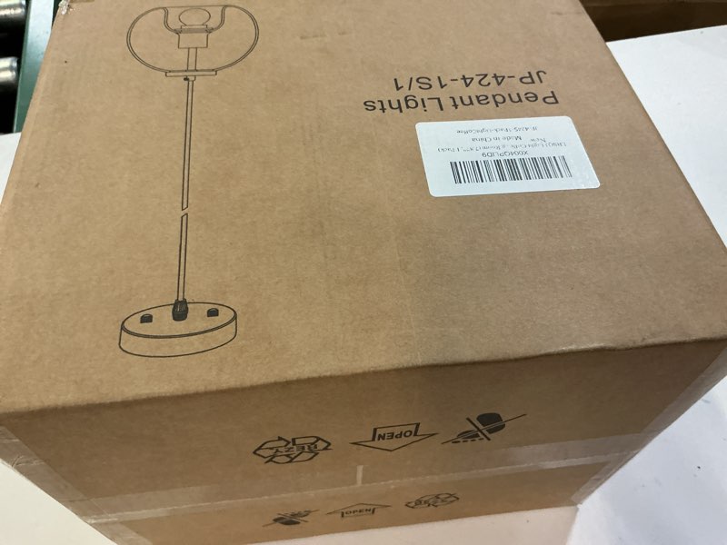 Condition photo showing New/Like New for light coffee glass pendant lights kitchen island gold hanging light fixture glass globe pendant light modern pendant lighting for kitchen island bedroom dining room (7.87", 1 pack) light coffee 1 pack 7.87 in