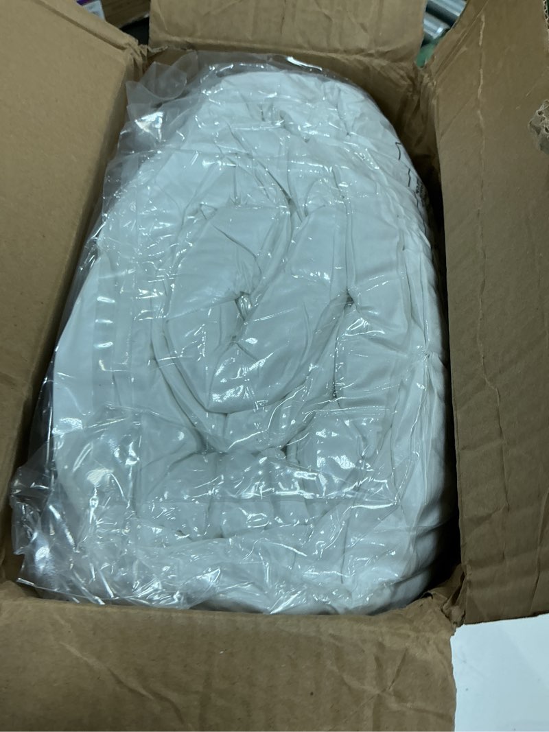 Condition photo showing Good Condition for accuratex king duvet insert comforter,100% cotton 400gsm thick fluffy down alternative comforter,breathable soft white hotel bed duvet insert with corner tabs (104''x90'') white king