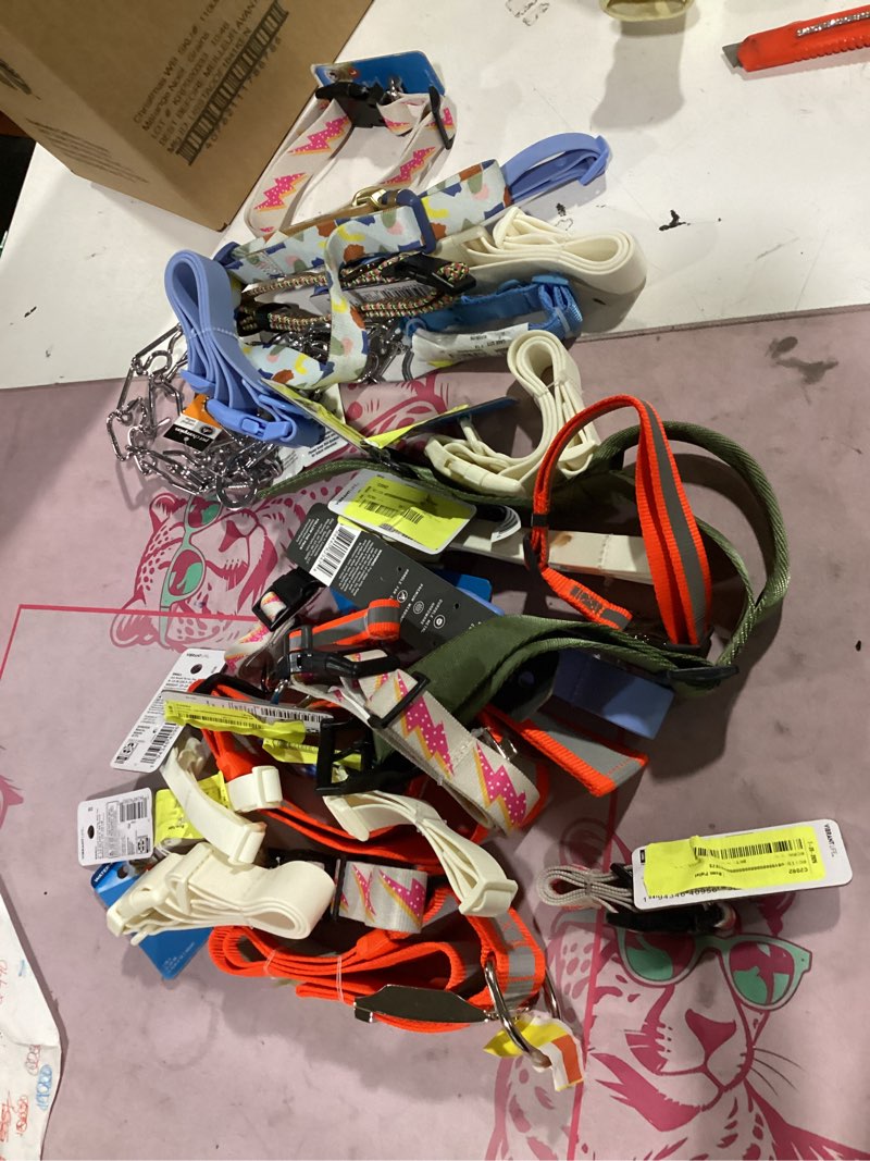 Condition photo showing New/Like New for assorted dog collars 