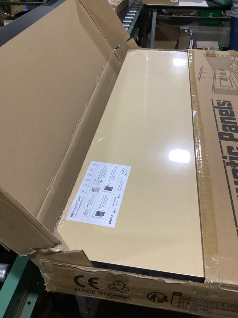Condition photo showing New/Like New for evereco 6 pack acoustic panels dual-layer thickened-47.2"x23.6"x0.72" soundproof panels for wall sel