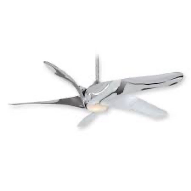 MINKA-AIRE F905L-DK Artemis XL5 62 Inch Ceiling Fan with LED Light and DC Motor in Distressed Koa Finish
