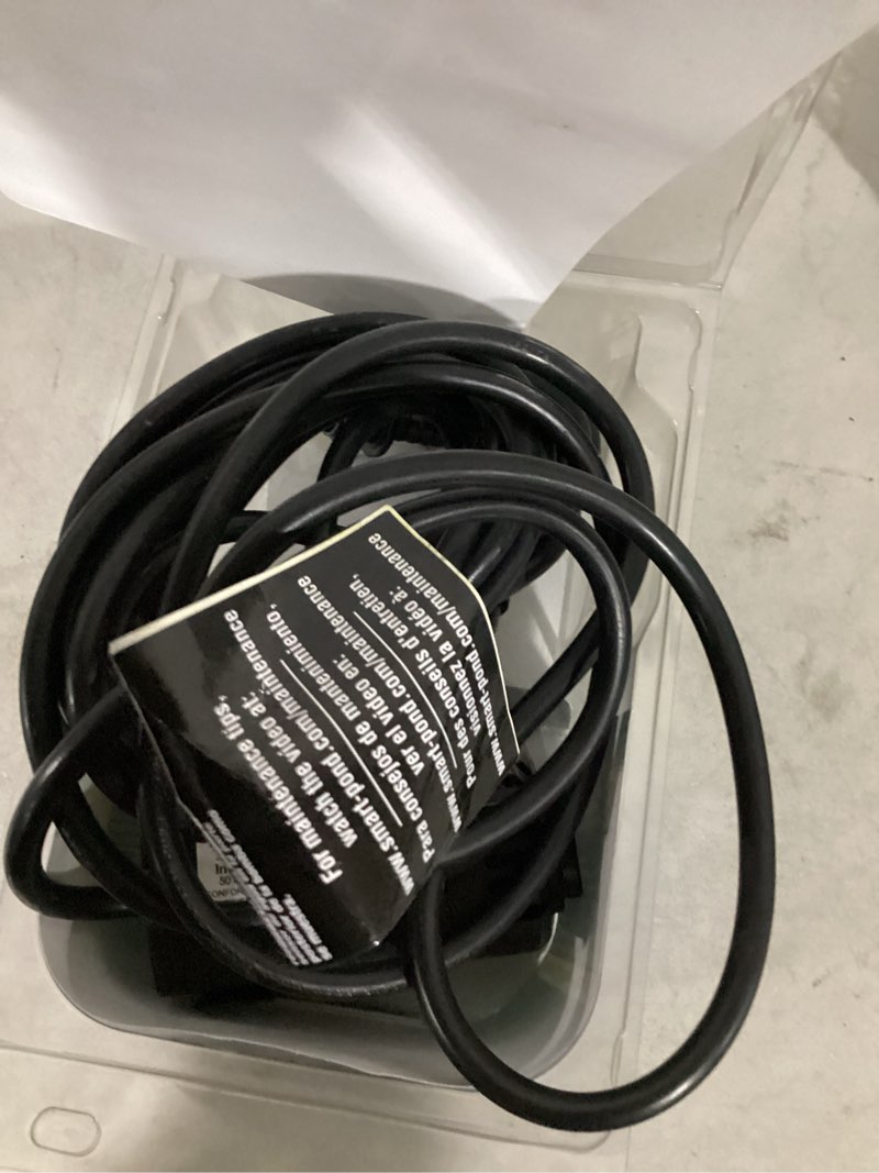 Condition photo showing As Is for smartpond 500-gph submersible fountain pump