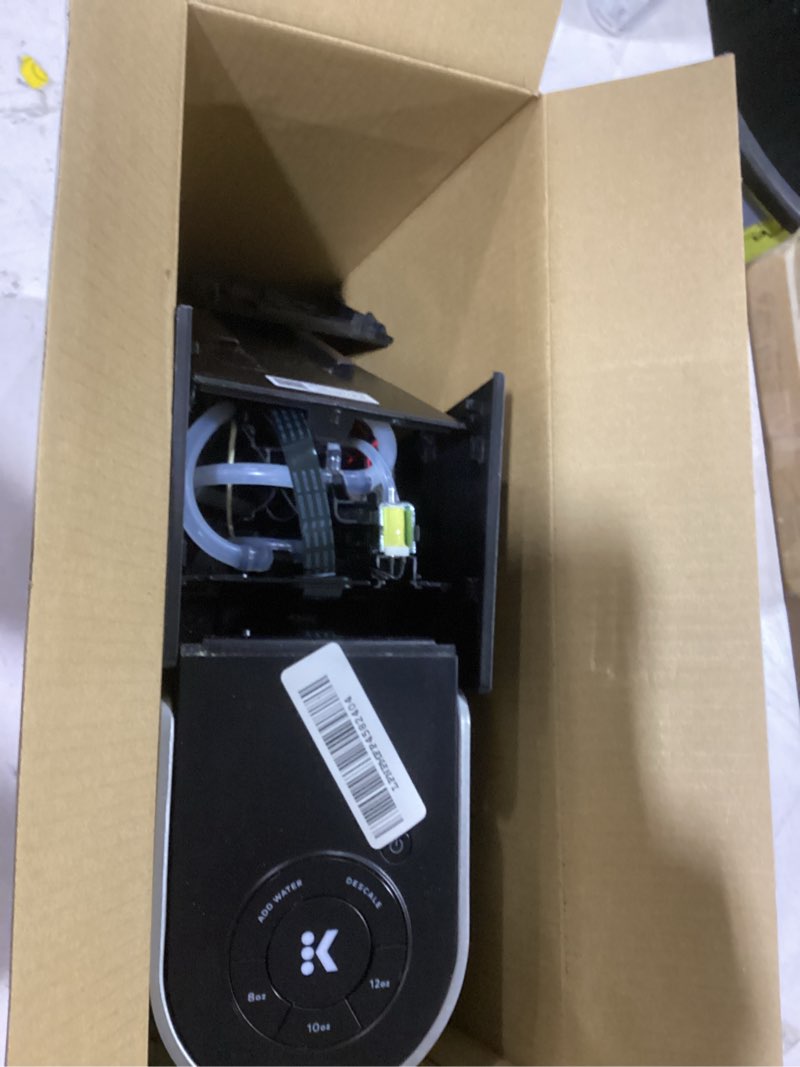 Condition photo showing As Is for Keurig K-Slim Single Serve K-Cup Pod Coffee Maker, Multistream Technology, 3 Brew Sizes, Slim and Sleek Design, 46oz Removable Reservoir, Black