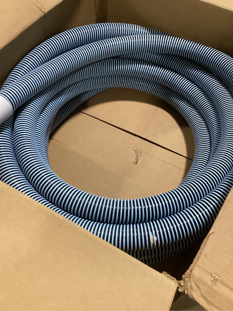 Condition photo showing Good Condition for (similar to) pool vacuum hose, heavy duty manual swimming pool cleaner hose with swivel cuff for above ground and inground pools, 1-1/2 inch x 18 ft 1.5\" 18fti