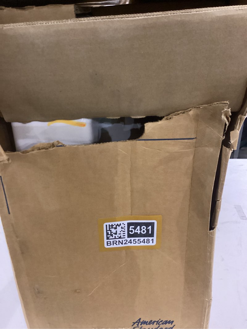 Wall-Mount Bathroom Sink – Semi-Round Vitreous China Lavatory, 3-Hole (8” Widespread) Faucet Compati