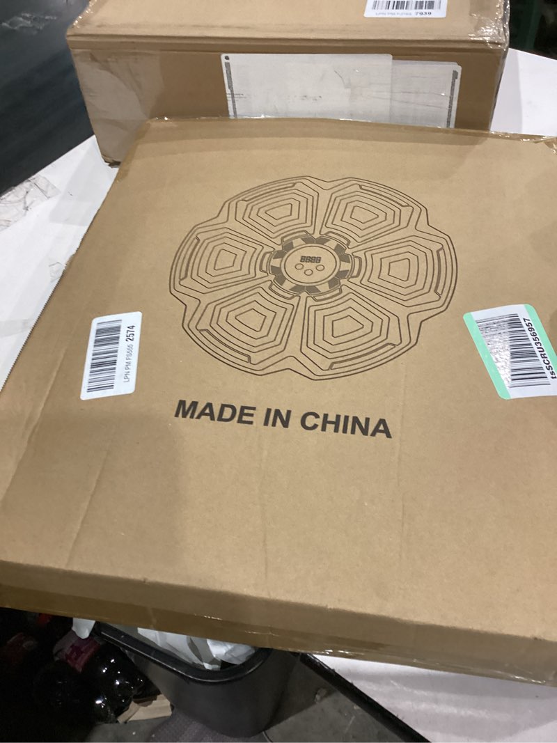 Condition photo showing As Is for Music Boxing Machine for Adults,Smart Boxing Training Machine,Wall Target Punching Workout for Kids,Reflex Training Suitable for Home,Office,Gym,Fun Fitness Equipment(Off White)