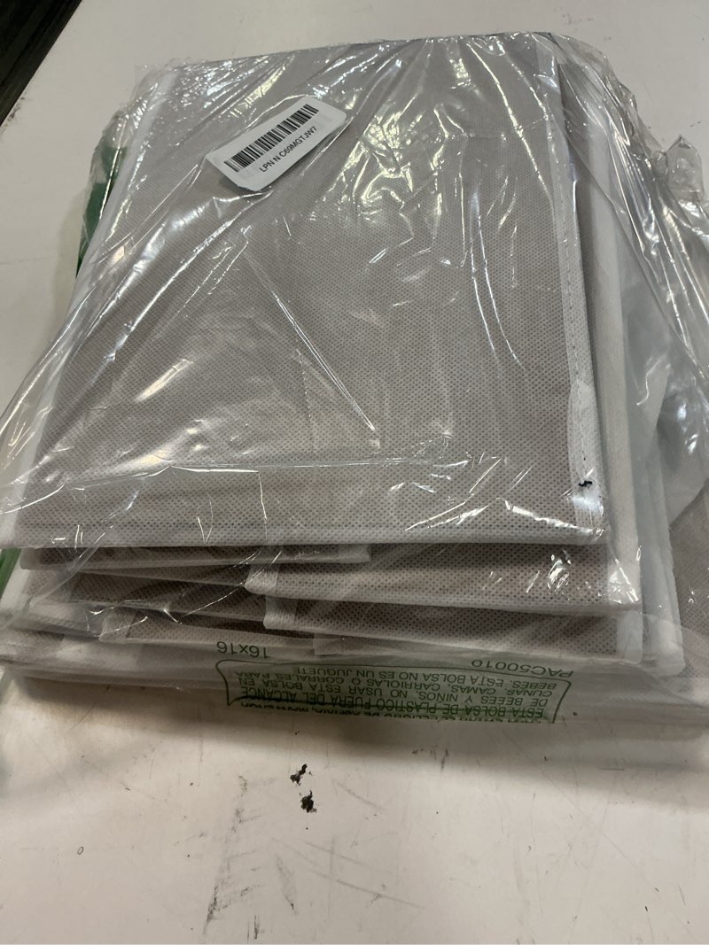 Condition photo showing Good Condition for dimj closet storage bins 6 pack - fabric trapezoid organizer bin, foldable storage baskets for shelves, closet shelf organizer, clothing storage box for toys, books, towel, clothes, white white 6 bins 11.4"x11.4"x7.8"