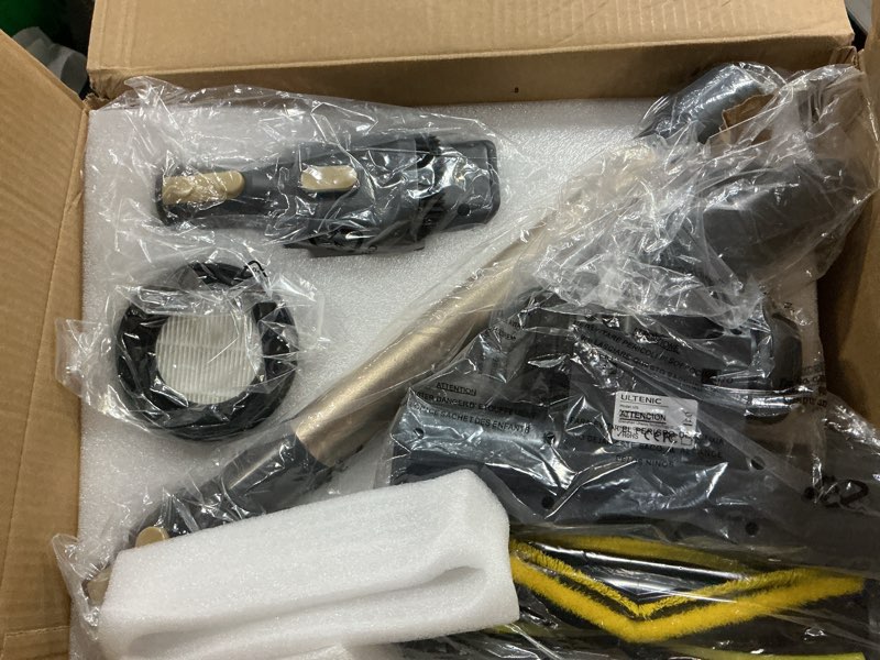 Condition photo showing New/Like New for ultenic cordless vacuum cleaner, 600w 60kpa 65mins, stick vacuum cordless rechargeable with touch screen, self-standing, 180° lay-flat, anti-tangle handheld vacuum cleaners for home/pet hair/carpets