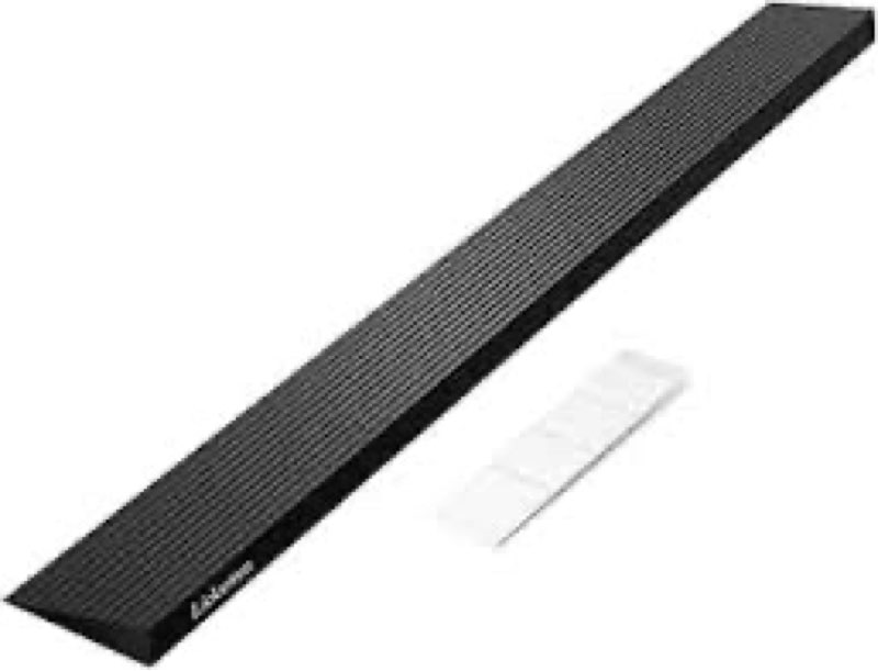 LIEKUMM 1" Rise PVC Threshold Ramp for Doorways, 1700 Lbs Capacity, Transition Ramp for Wheelchairs,