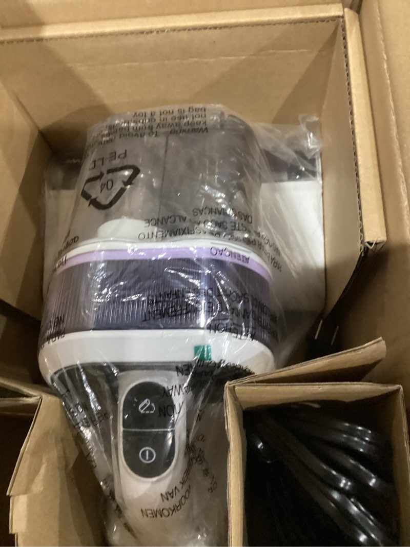 Condition photo showing As Is for Mattress Vacuum Cleaner, 18Kpa Handheld Bed Vacuum Cleaner with 253.7nm UV-C Light, HEPA Filter & Ultrasoni, 150? Heat, Smart Dual Cup, and One-Click ash Removal for Bed, Sofa(White)