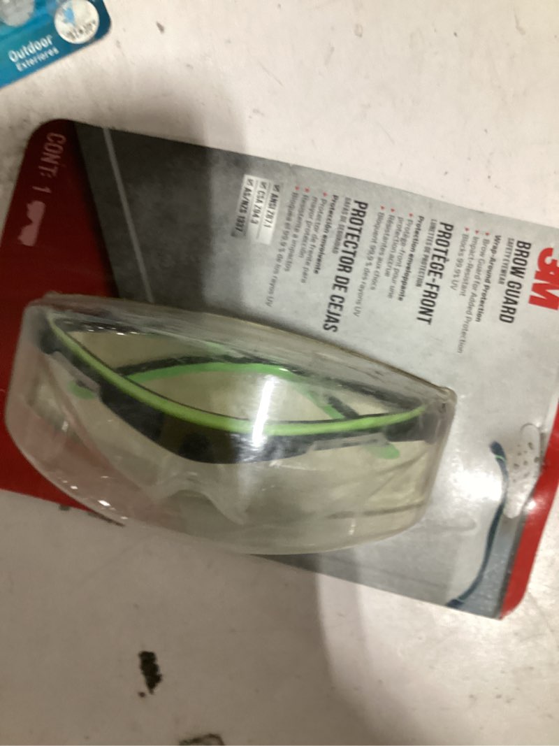 Condition photo showing Good Condition for 3M Brow Guard Sports Inspired Plastic Safety Glasses