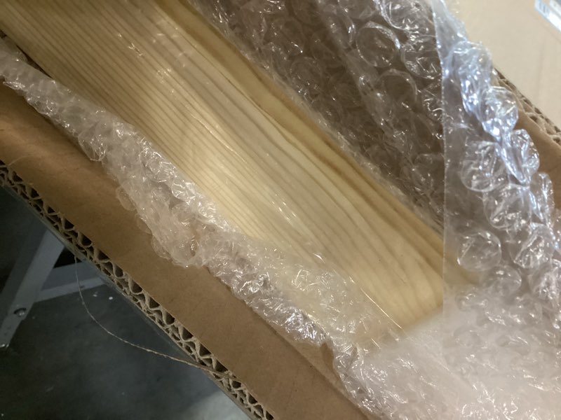 Condition photo showing Good Condition for 16”w x 21”d x 3‘’h soft close slide out wood drawer organizer for kitchen, finished, (cabinet opening>17.5 inches for bottom assembly, opening= 17 inches for side assembly) 16''w x 21''d
