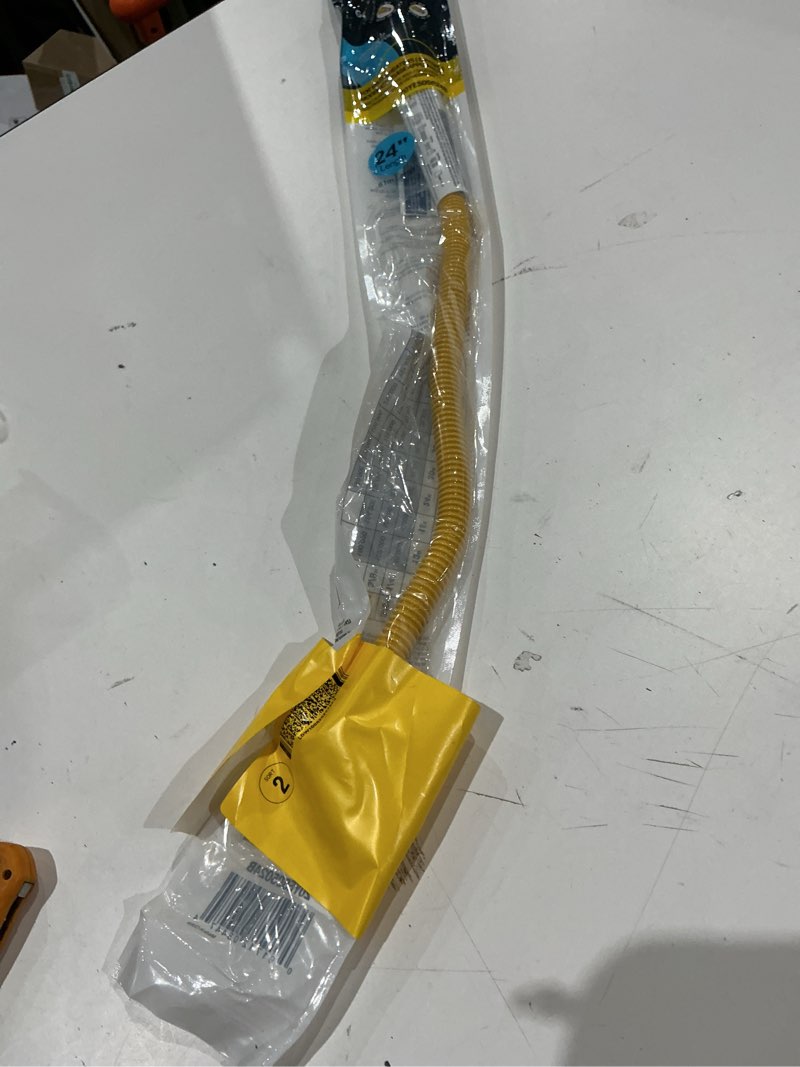 Condition photo showing Good Condition for eastman 1/2 in. mip in. x 1/2 in. d mip 24 in. stainless steel gas appliance connector