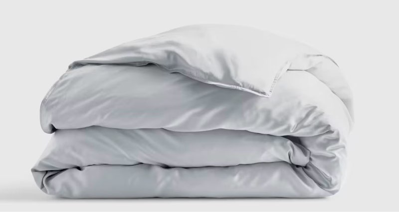bamboo duvet cover, king/cal king, mist