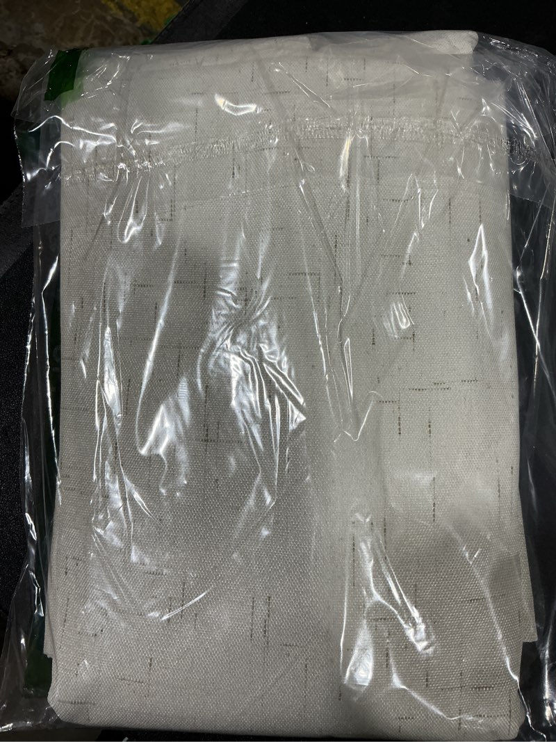 Condition photo showing Good Condition for H.VERSAILTEX Linen Look 100% Blackout Curtains 63 Inches Long for Bedroom Full Light Blocking Rod Pocket 42 Inches Wide Linen Textured Thick Window Curtain Drapes with White Backing, Ivory, 2 Panels 42"W x 63"L (Pack of 2) Ivory