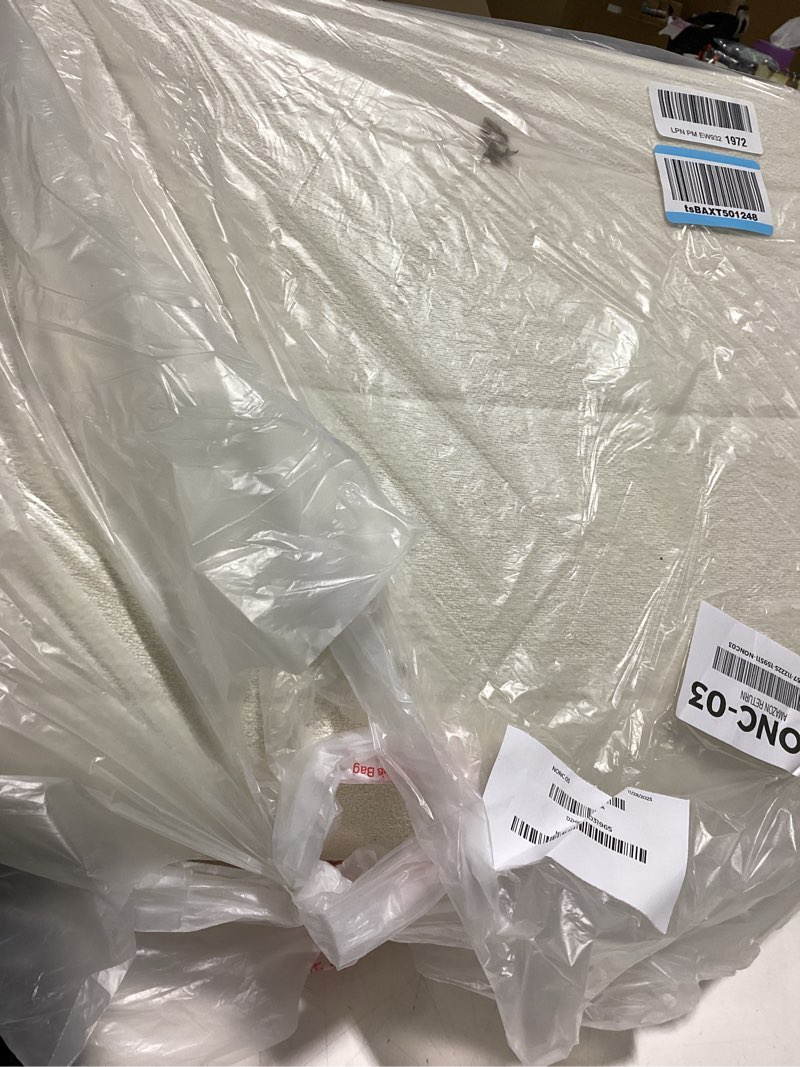 Condition photo showing As Is for Wenqik Bench Cushion 40x20x4 Inch for Indoor Outdoor Furniture Tufted Thicken Bay Window Seat Cushion Non Slip Waterproof Dining Piano Bench Pad Pillow Anti Cat Scratch for Patio Porch Swing, Beige Beige 40x20x4 Inch