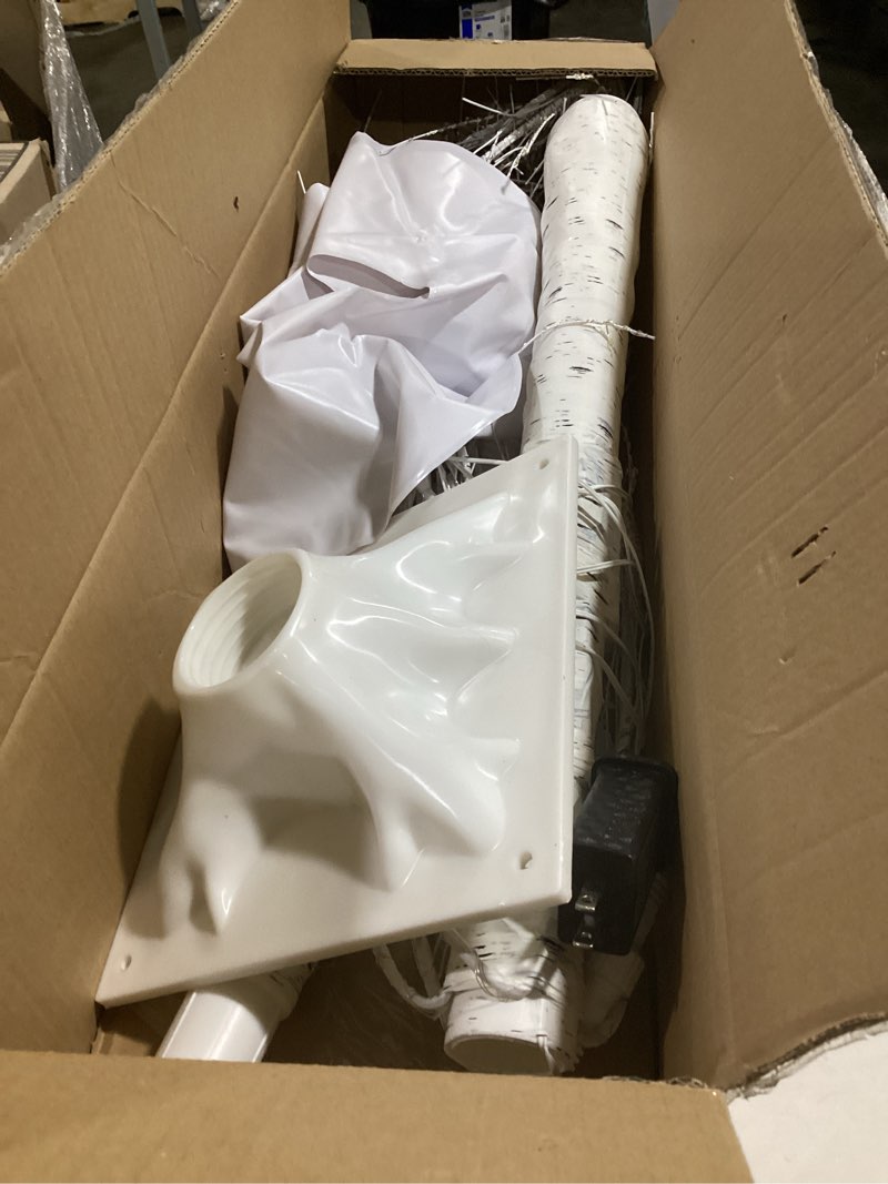 Condition photo showing Good Condition for 7FT Lighted Birch Chrismas Tree ?1000 LED Warm White Lights with Twinkle Lights?LED Artificial Tree Light for Indoor Outdoor Home and Christmas Holiday Decoration Warm White 7Ft 1000 LED