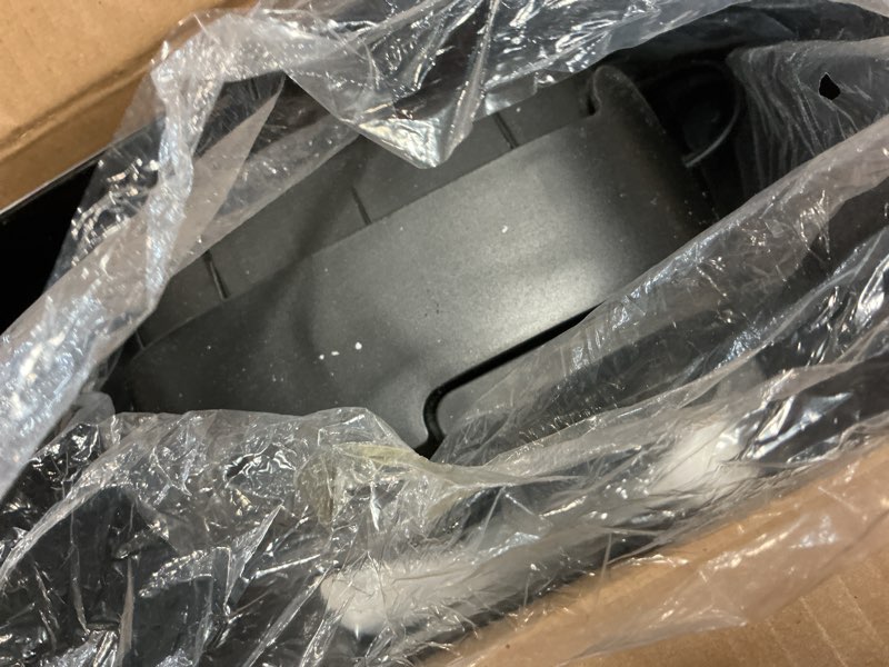 Condition photo showing As Is for bonsaii 6 sheet high security micro cut paper shredder, credit cards/mail/staples/clips shredder for home use with 4.2 gallon bin (c261-d) microcut 6 sheet