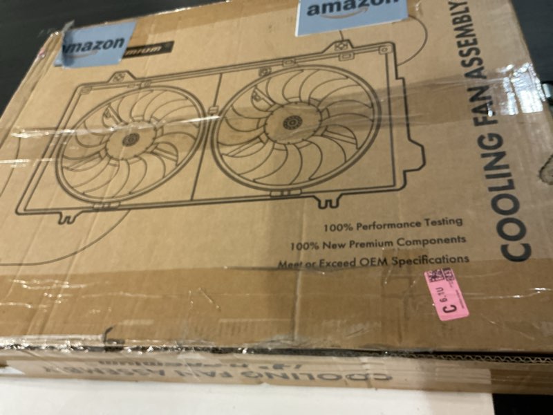 Condition photo showing New/Like New for A-Premium Engine Radiator Cooling Fan Assembly Compatible with Select Dodge & Chrysler & Volkswagen & Ram Models - Grand Caravan 2008-2020, Town & Country 2008-2016, Routan 2009-2014, C/V 2012-2015