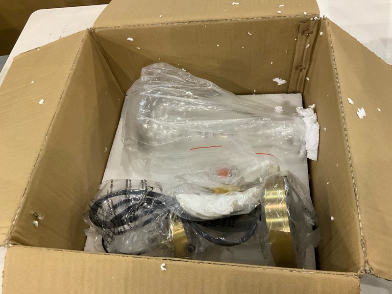 Condition photo showing New/Like New for Raindrop Pendant Light, Brass Glass Pendant Lighting, Teardrops Modern Hanging Light for Entryway Foyer Stairway Kitchen Island Bedroom Dining Living Room Hallway Gold 1-Light