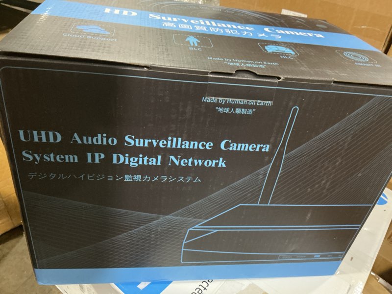 Condition photo showing Good Condition for ?Flashing LEDs Visual Alert? Outdoor Wireless Security Camera System, Wireless Cameras for Home Secu